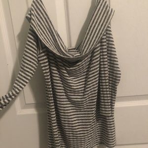 Off-the shoulder sweater